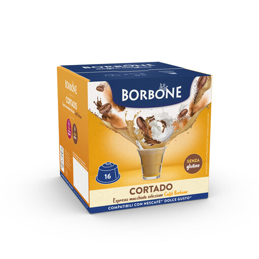 Caffè Borbone Bevanda Solubile Al Gusto CORTADO 16 Capsule