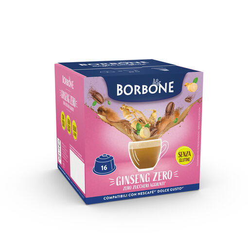 Caffè Borbone Bevanda Solubile Al Gusto GINSENG ZERO 16 Capsule