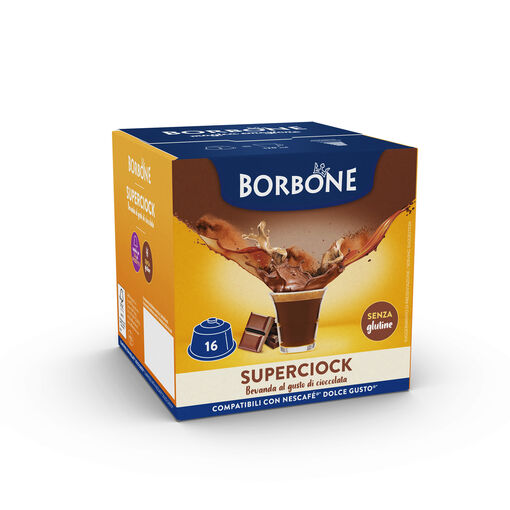 Caffè Borbone Bevanda Solubile Al Gusto SUPERCIOCK 16 Capsule