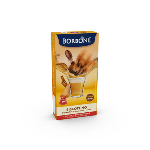 Caffè Borbone Bevanda Solubile Al Gusto BISCOTTINO 10 Capsule