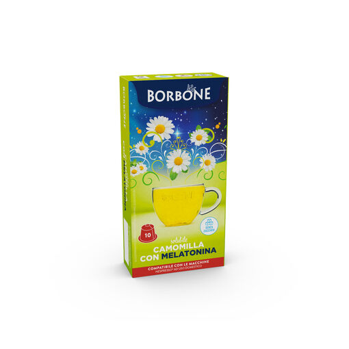 Caffè Borbone Bevanda Solubile Al Gusto CAMOMILLA E MELATONINA 10 Capsule