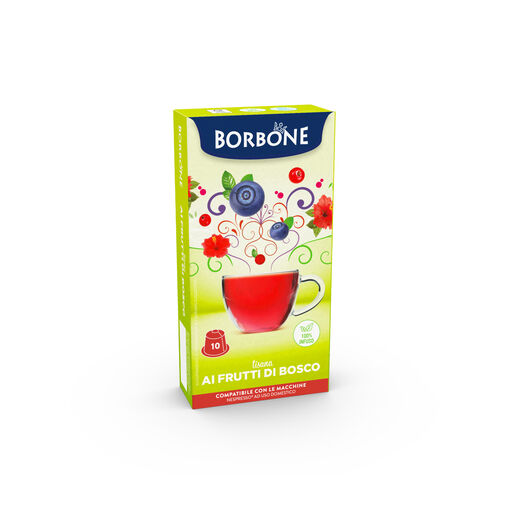 Caffè Borbone Bevanda Solubile Al Gusto FRUTTI DI BOSCO 10 Capsule