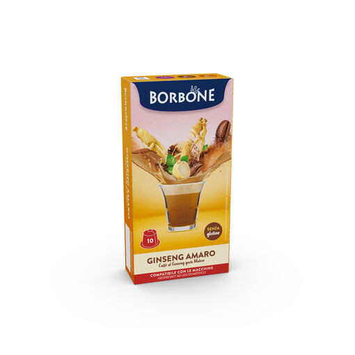 Caffè Borbone Bevanda Solubile Al Gusto GINSENG AMARO 10 Capsule
