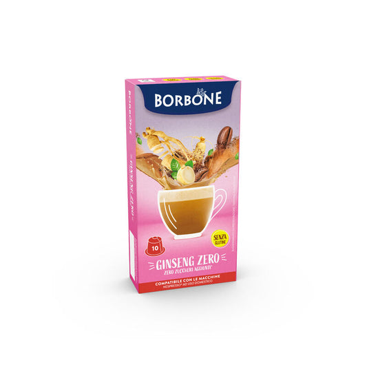 Caffè Borbone Bevanda Solubile Al Gusto GINSENG ZERO 10 Capsule