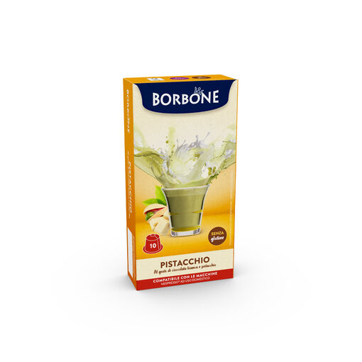 Caffè Borbone Bevanda Solubile Al Gusto PISTACCHIO 10 Capsule