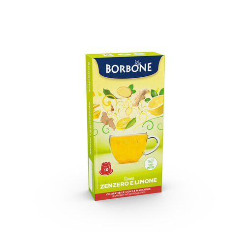 Caffè Borbone Bevanda Solubile Al Gusto ZENZERO E LIMONE 10 Capsule