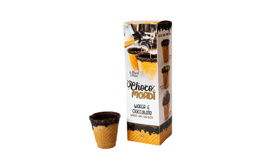 Nobis Bicchierini in Wafer e Cioccolato Fondente 6 pz