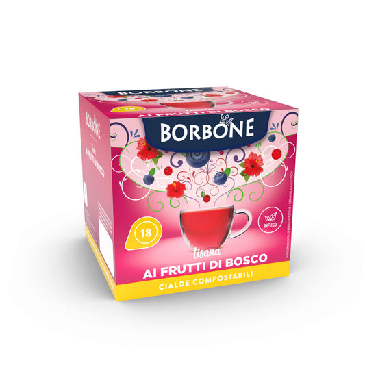 Caffè Borbone TISANA AI FRUTTI DI BOSCO 18 Cialde