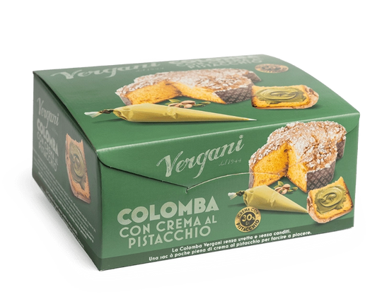 Vergani Colomba con Crema di Pistacchio 850 gr