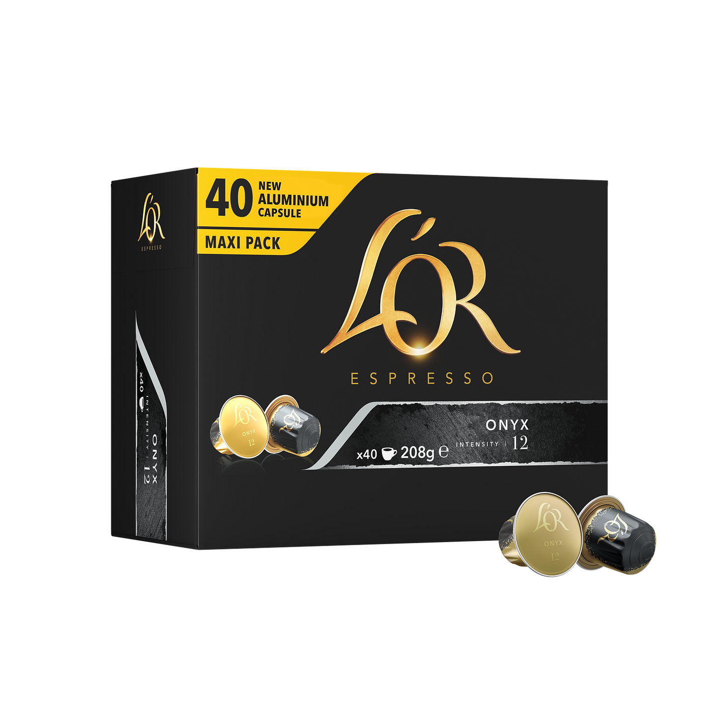 L'Or Espresso Onyx Nespresso Alluminio 40 Caps
