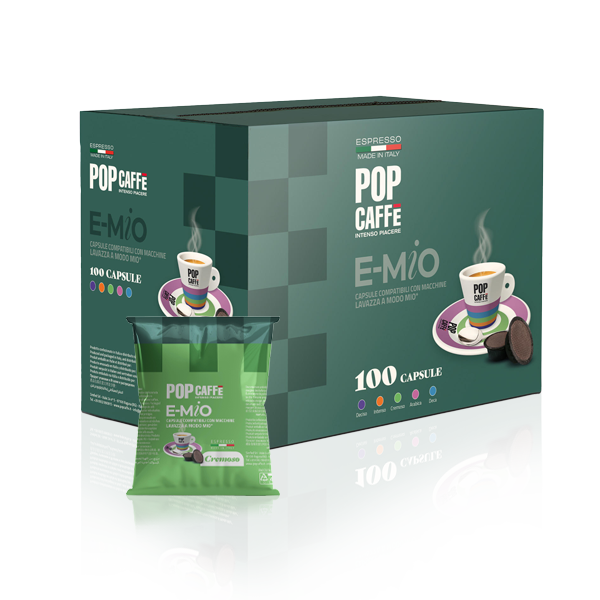 Pop Caffè E-Mio A MODO MIO Miscela CREMOSO 100 Capsule