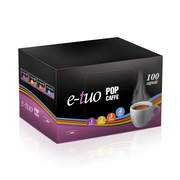 Pop Caffè E-Tuo Miscela Cremoso 100 Caps