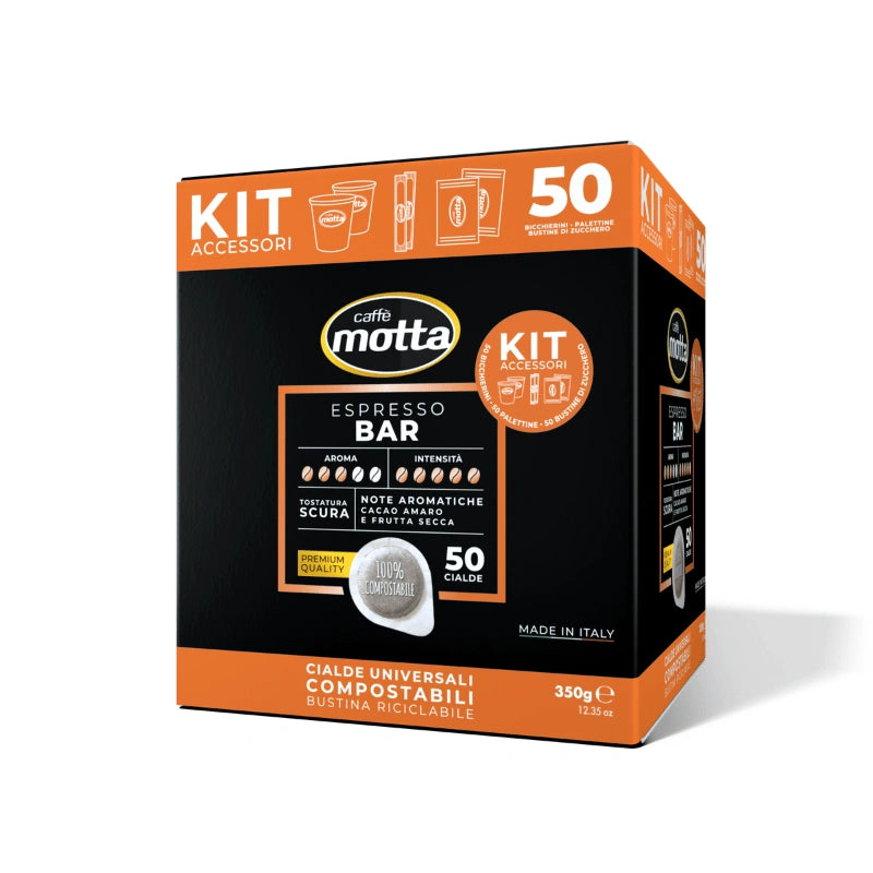 Caffè Motta ESPRESSO BAR 50 cialde + Kit Accessori