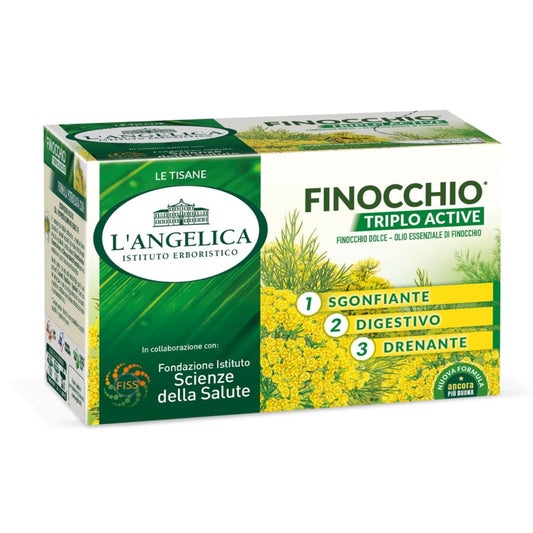 L' Angelica Tisana Finocchio Triplo Active 18 Filtri