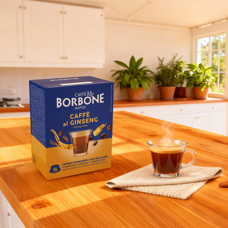 Caffè Borbone Bevanda Solubile Al Gusto GINSENG AMM 16 Capsule