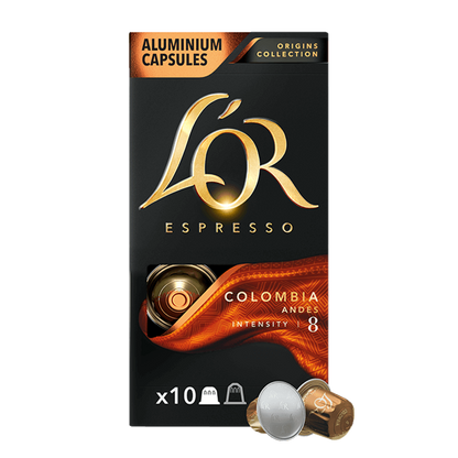 L'Or Espresso Colombia Nespresso Alluminio 10 Caps