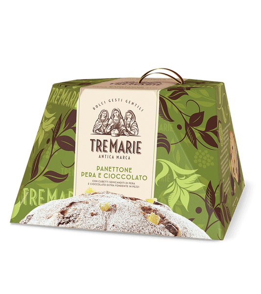 Tre Marie Il panettone pera e cioccolato 930 gr