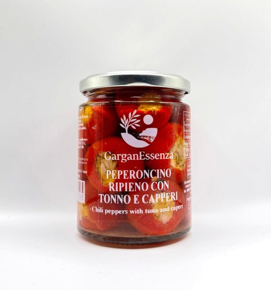 GarganEssenza Peperoncino Ripieno con Tonno e Capperi 314 ml