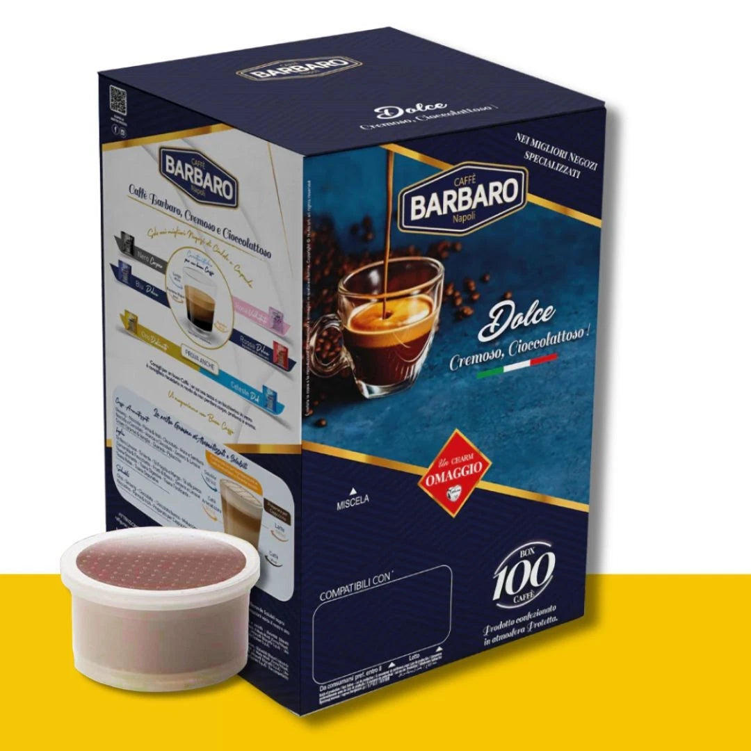 Caffè Barbaro Toscano (Segni D'arte) Cremoso Napoli 100 capsule