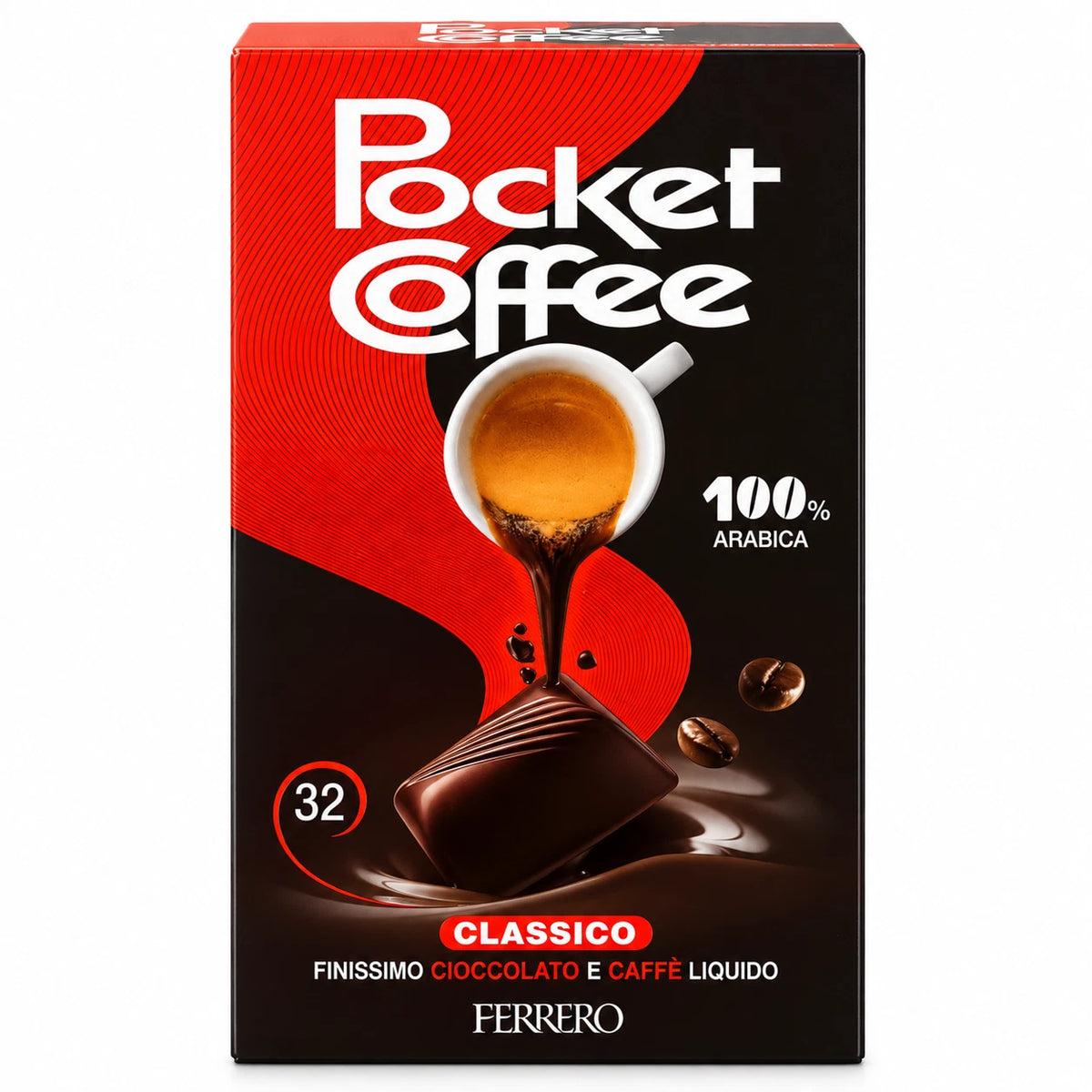 POCKET COFFEE 32pz 100% Arabica