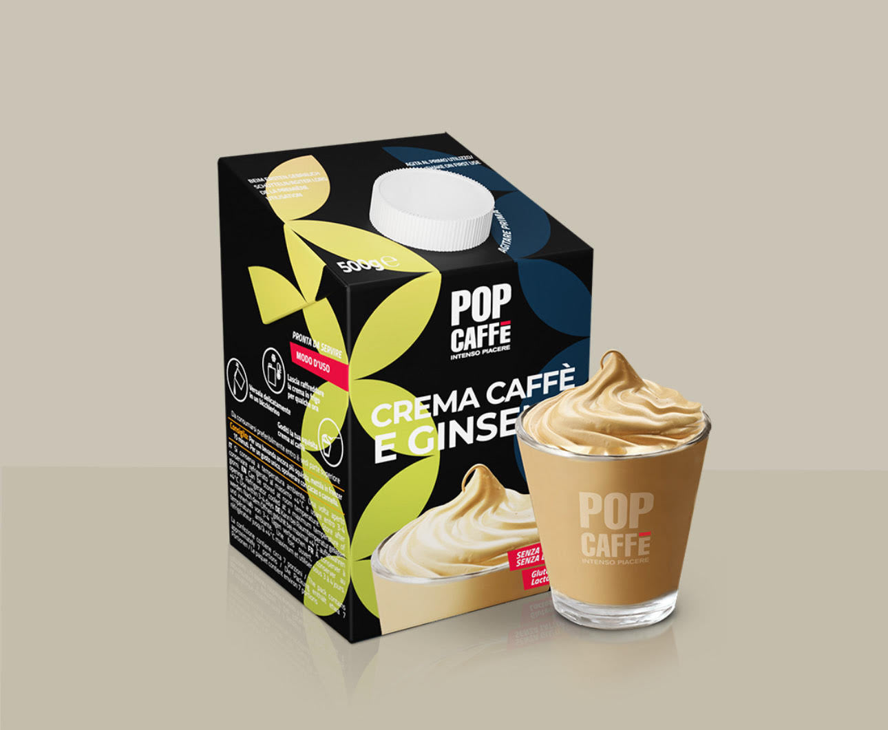 Pop Caffè CREMA AL CAFFÈ E GINSENG da 500 gr